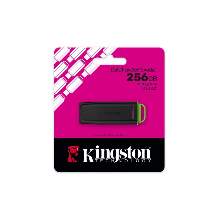 Kingston DataTraveler Exodia 256GB Portable USB 3.2 Flash Drive