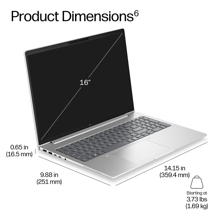 HP EliteBook 6 G2i 16 AI PC Intel Core 5 320 Laptop
