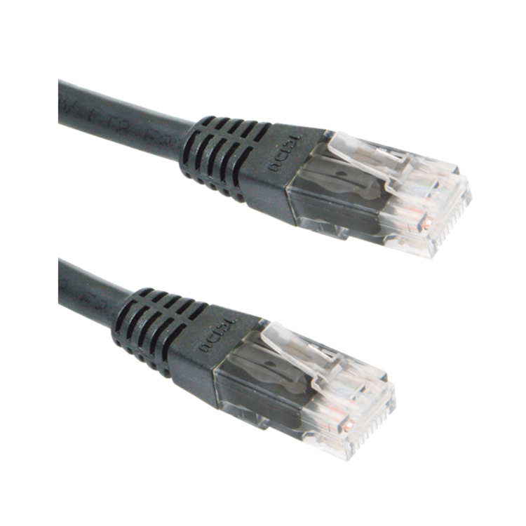 OEM 3 Meter CAT6 UTP PVC Moulded Cable Black