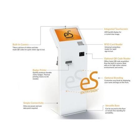 EntrySign Free-Standing Education Kiosk System 