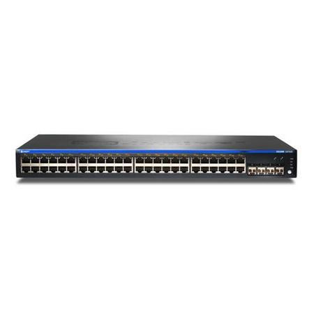 EX 2200 48-port 10/100/1000BaseT with 4 SFP uplink ports optics not included