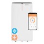 EcoSilent 12000 BTU Smart Portable Air Conditioner with HEPA Air Purifier and Heat Pump