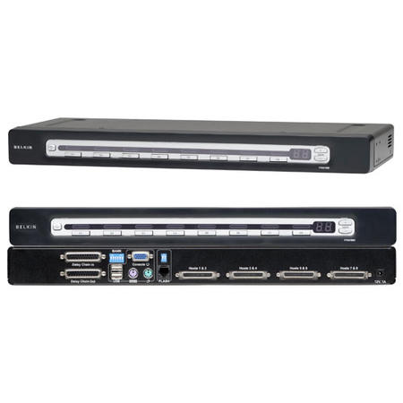 Belkin OmniView PRO3 USB & PS/2 4-Port KVM Switch - KVM switch - 4 ports