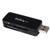 StarTech USB 3.0 External Flash Multi Media Memory Card Reader - SDHC MicroSD