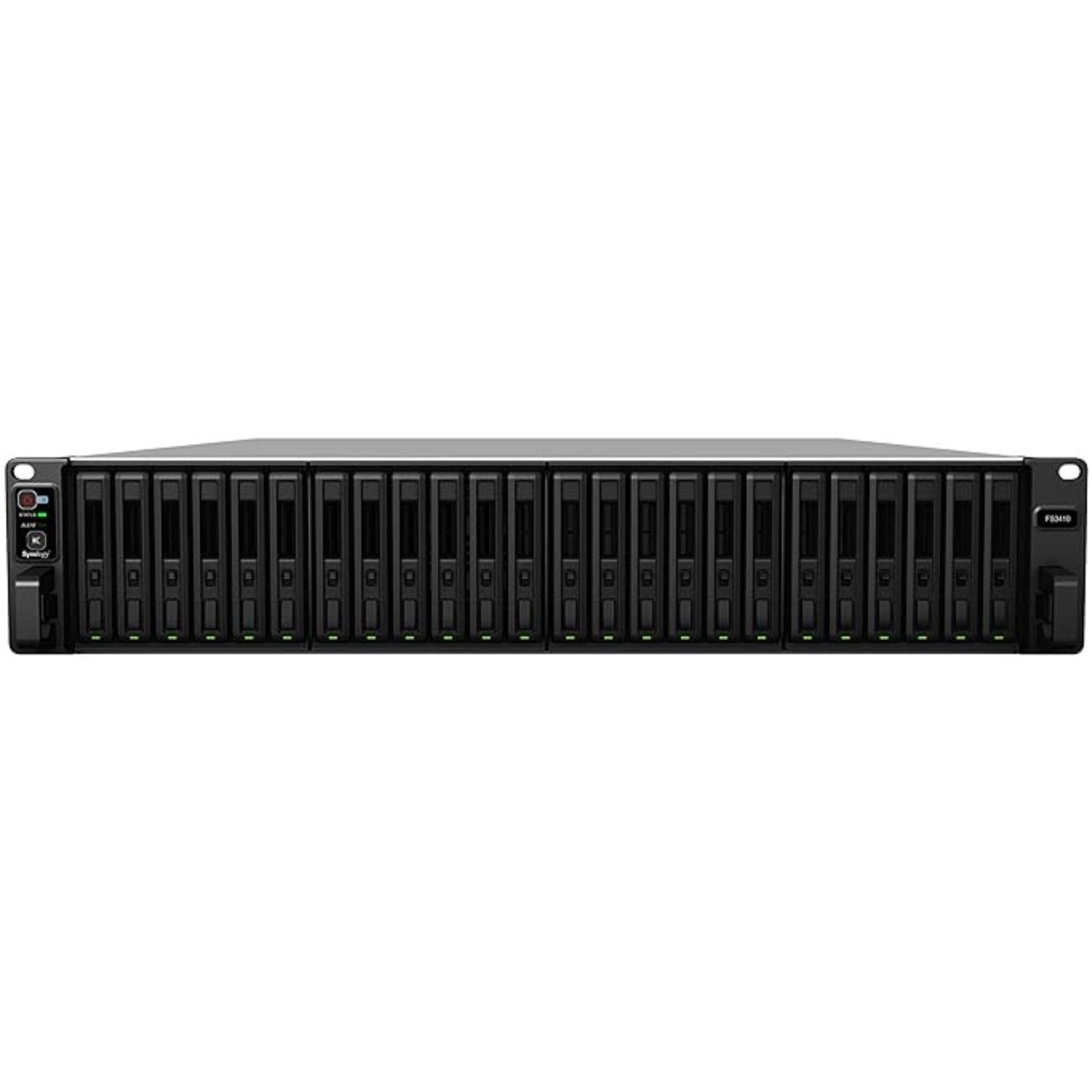 Image of Synology FlashStation FS3410 16GB RAM 24 Bay NAS FS3410 Black