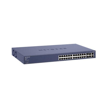 NETGEAR ProSafe FS728TP 24 Port 10/100 Smart Switch with 4 Gigabit ...