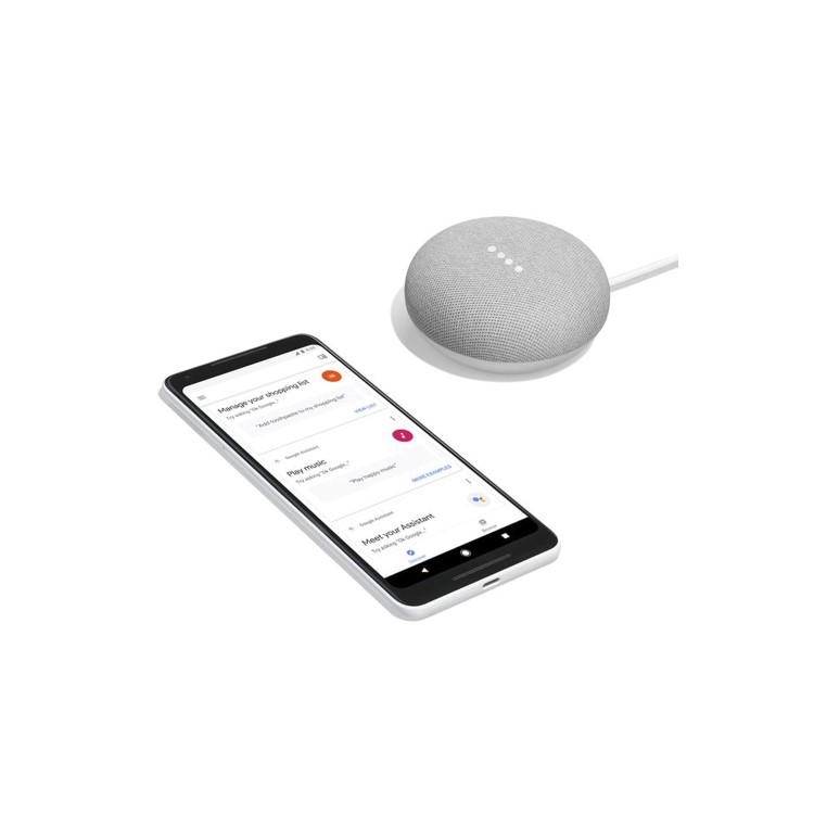 Google Home Mini - Smart Speaker - Chalk