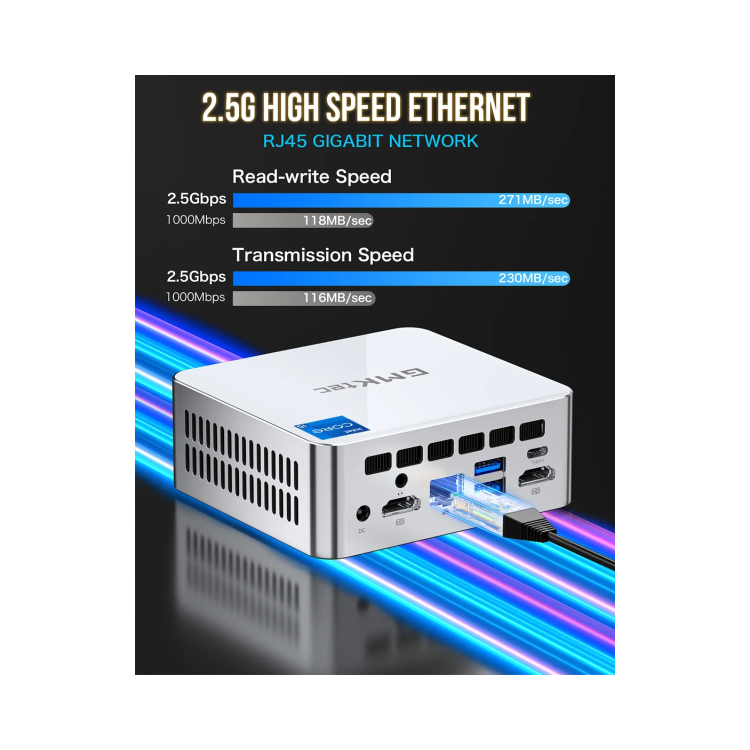 GMKTec NucBox M3 Intel Core i5-12450H 16GB RAM 1TB SSD Windows 11 Pro Mini PC