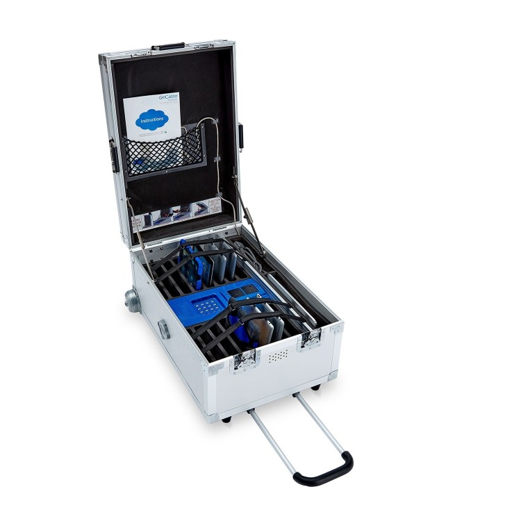 LapCabby GoCabby Portable for Tablets up to 11" Charging Case Trolley