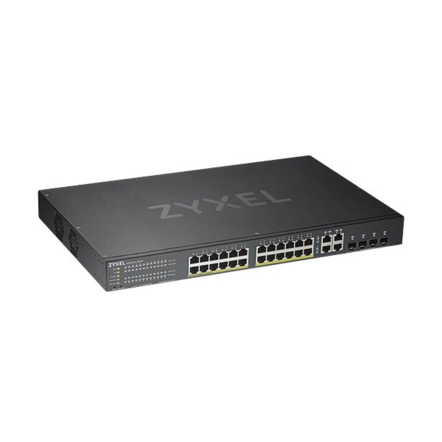 Zyxel Black Gs1920-24Hpv2 24-Port Gigabit Ethernet Poe L2/L3/L4 Rack-Mountable Managed Switch