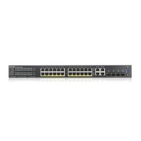 Zyxel GS2220-28HP NebulaFlex Pro 24-Port Layer 2 Managed Rackmount Gigabit PoE+ Switch Zyxel GS2220-28HP NebulaFlex Pro 24-Port Layer 2 Managed Rackmount Gigabit PoE+ Switch