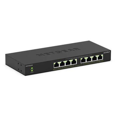 Netgear Black 8-Port Poe Gigabit Unmanaged