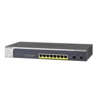 Netgear ProSAFE 8-Port PoE+ Gigabit Smart Managed Switch with 2 SFP Ports  Netgear ProSAFE 8-Port PoE+ Gigabit Smart Managed Switch with 2 SFP Ports