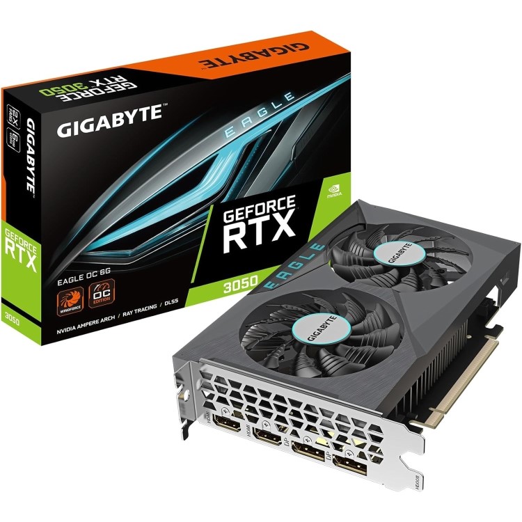 Gigabyte Nvidia GeForce RTX 3050 6GB GDDR6 1500 MHz OC Graphics Card