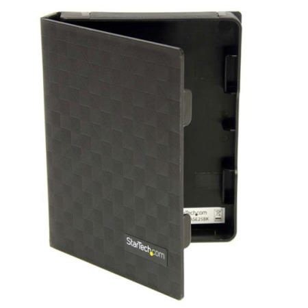 StarTech.com 2.5in Anti-Static Hard Drive Protector Case - Black 3pk