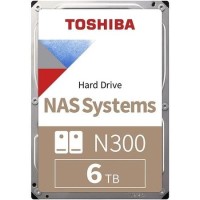 Toshiba N300 6TB SATA 3.5" NAS Internal Hard Drive Toshiba N300 6TB SATA 3.5" NAS Internal Hard Drive