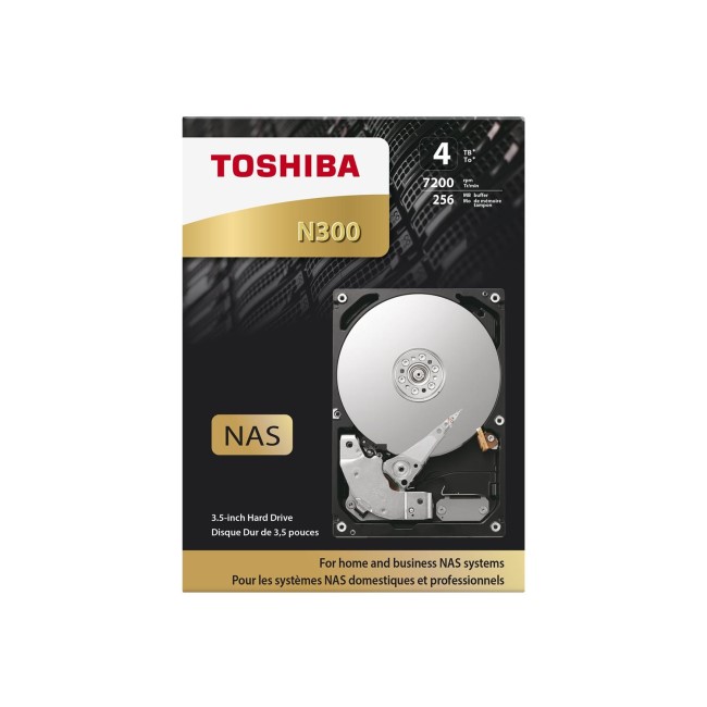 Toshiba N300 4TB SATA 3.5" NAS Internal Hard Drive