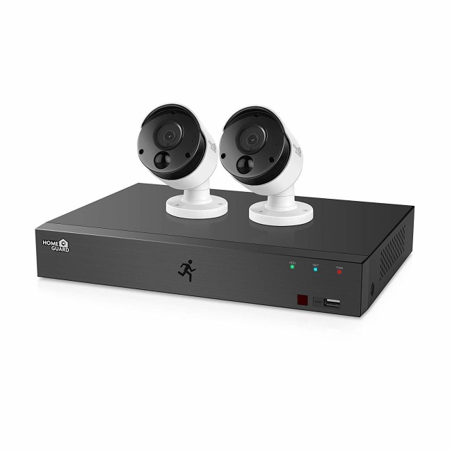 HomeGuard CCTV System - 4 Channel 1080p DVR with 2 x 1080p HD Cameras & 1TB HDD