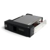 StarTech.com 5.25in Trayless Hot Swap Mobile Rack for 3.5in SATA HDD with LCD &amp; Fan