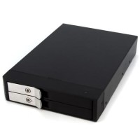 StarTech.com 3.5in Trayless Hot Swap SATA Mobile Rack for Dual 2.5in Hard Drives