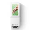 Hygiene Tech Floor Standing Digital signage screen with hand sanitiser - plug and play USB
