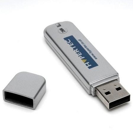 Hypertec Slimline HyperDrive DataSafe - Business Edition - USB flash drive - 4 GB