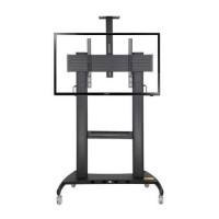 iBOARD IBTMSS658001 Height Adj Floor Stand for 65 70 84"