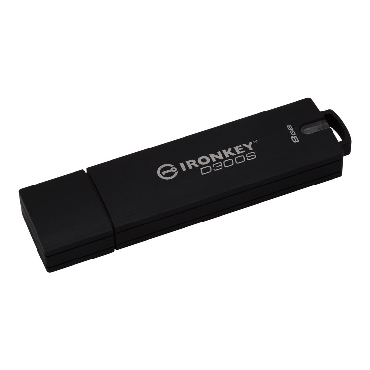 Kingston IronKey D300S 8GB Encrypted USB 3.1 Flash Drive