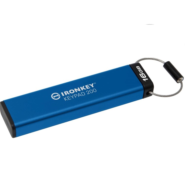 Kingston IronKey Keypad 200 16GB Encrypted USB 3.0 Flash Drive