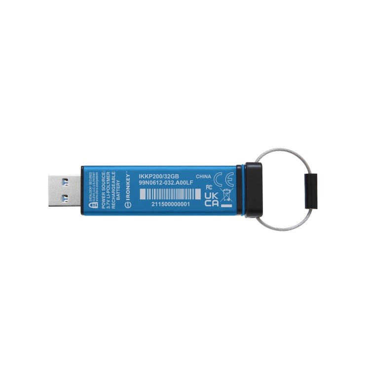Kingston IronKey Keypad 200 32GB Encrypted USB 3.2 Flash Drive