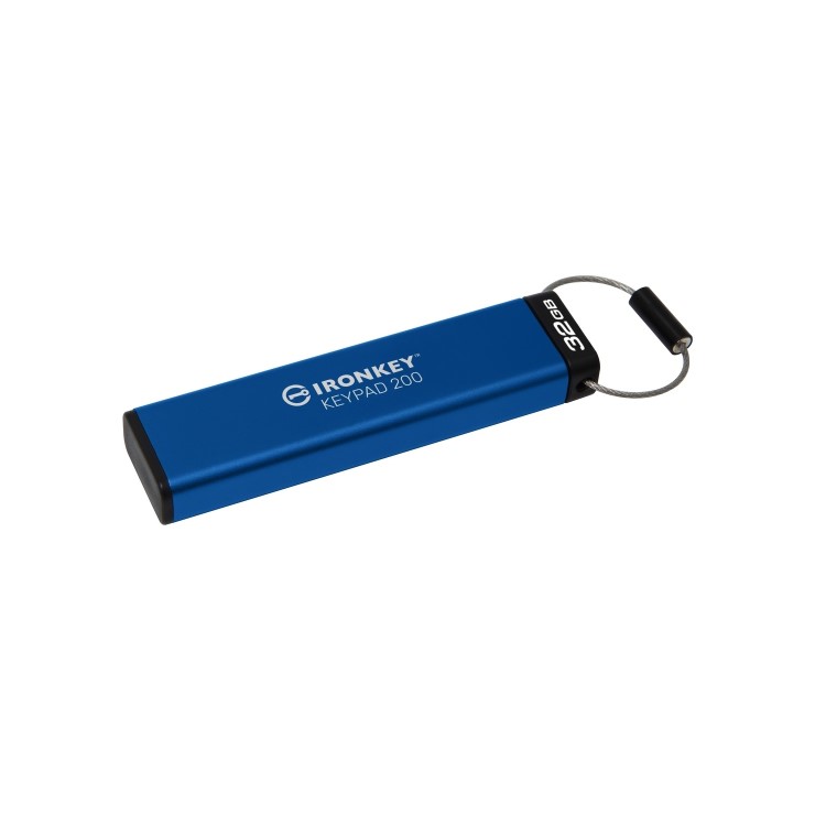 Kingston IronKey Keypad 200 32GB Encrypted USB 3.2 Flash Drive
