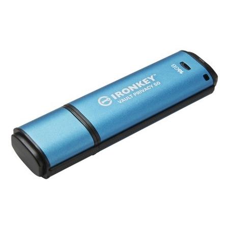 Kingston IronKey Vault Privacy 16GB Encrypted USB 3.2 Flash Drive