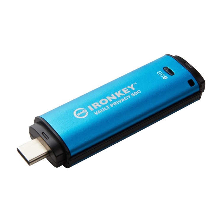Kingston IronKey Vault Privacy 8GB Encrypted USB-C 3.2 Flash Drive