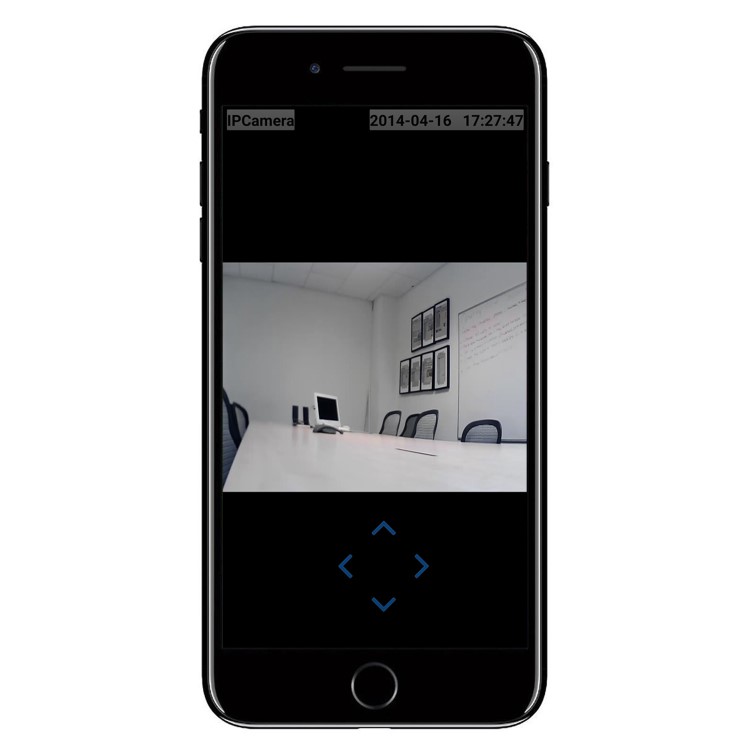electriQ 480p Wifi Pet Monitoring Pan Tilt Zoom Camera with 2-way Audio & dedicated App - Blue