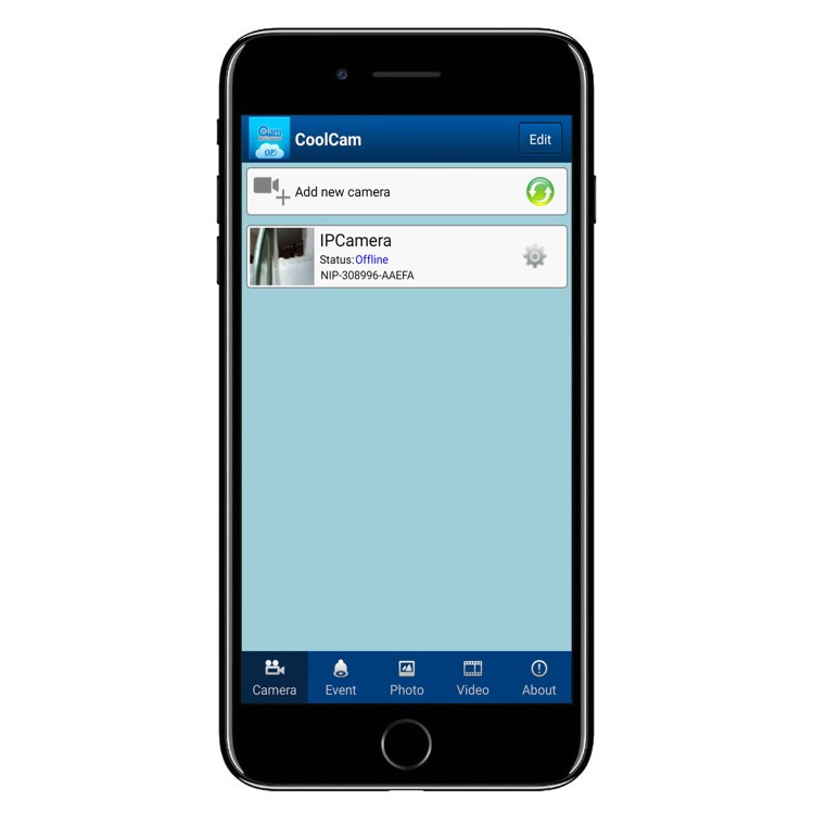 electriQ HD 720p Wifi Pet Monitoring Pan Tilt Zoom Camera with 2-way Audio & dedicated App - Blue