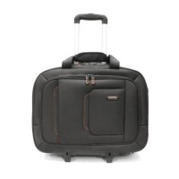 electriQ Globetrotter Roller Laptop Carry Case 17.3" Black