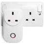 electriQ Smart Plug - Remote control your Mains Plugs from anywhere - Alexa/Google Home compatible