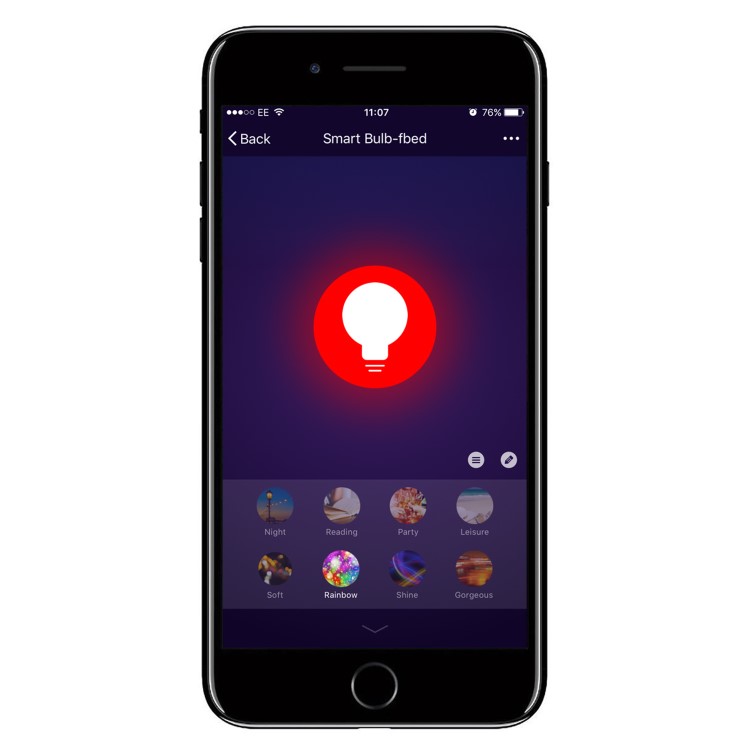 Box Opened electriQ Smart WIFI Candle LED Bulb with B15 bayonet base - Changeable colour Dimmable Pre-set timer - Compatible with Alexa Echo and Google Home