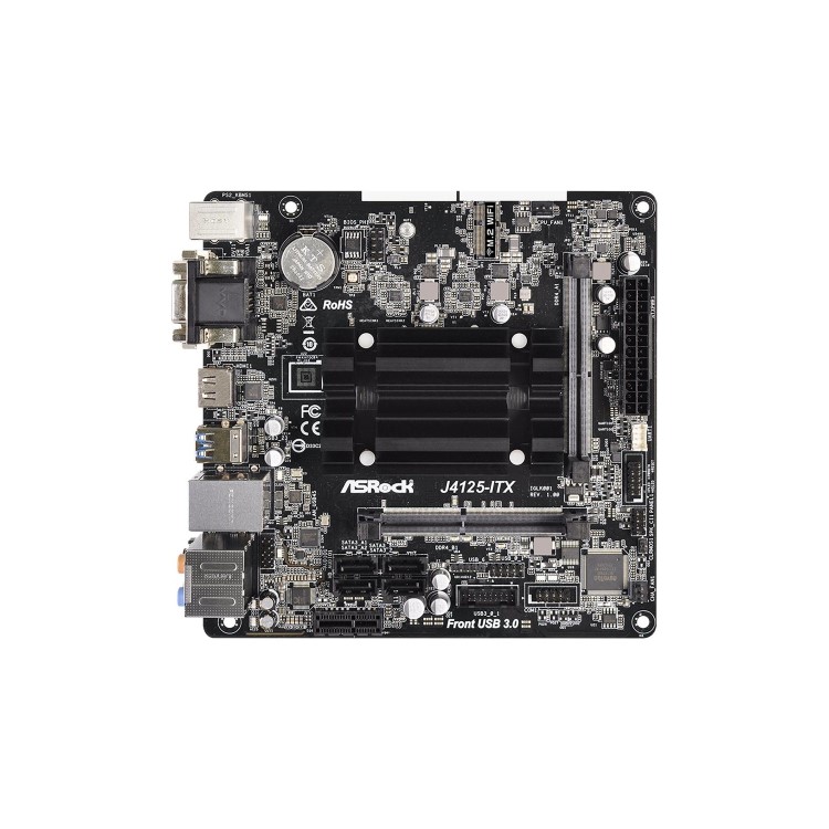 ASROCK Intel J4125-ITX Integrated Quad-Core J4125 Mini ITX Motherboard
