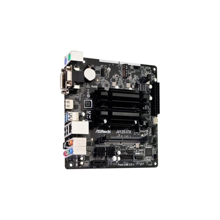 ASROCK Intel J4125-ITX Integrated Quad-Core J4125 Mini ITX Motherboard