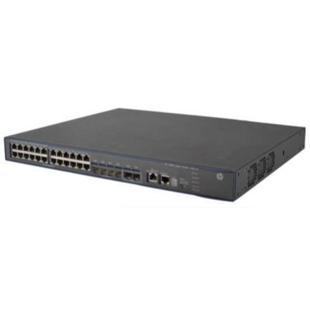 Hewlett Packard HP 5500-24G-PoE+-4SFP HI Switch w/2 Slt