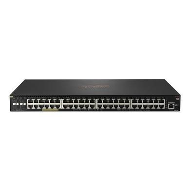 Hewlett Packard Black Hpe Aruba Networking 2930F 48G 48-Port Gigabit Poe+ With Sfp+ L3 Managed Rack-Mountable Switch 740W