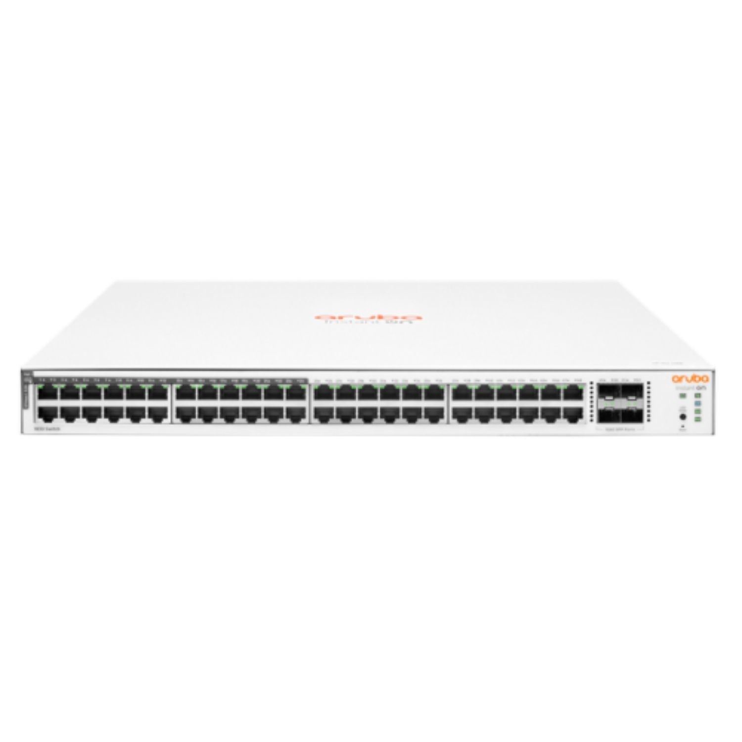 Hewlett Packard White Hpe Aruba Instant On 1830 48G 48-Port Gigabit Poe+ With Sfp L2 Smart Managed Rack-Mountable Switch 370W