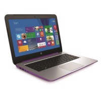 HP Stream 14 Quad Core 2GB 32GB SSD 14 inch Windows 8.1 Laptop in Purple & Silver