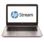 HP Stream 14 Quad Core 2GB 32GB SSD 14 inch Windows 8.1 Laptop in Purple & Silver