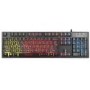 Marvo Scorpion KM409 7 Colour Rainbow LED Wired Gaming Keyboard & Mouse Set
