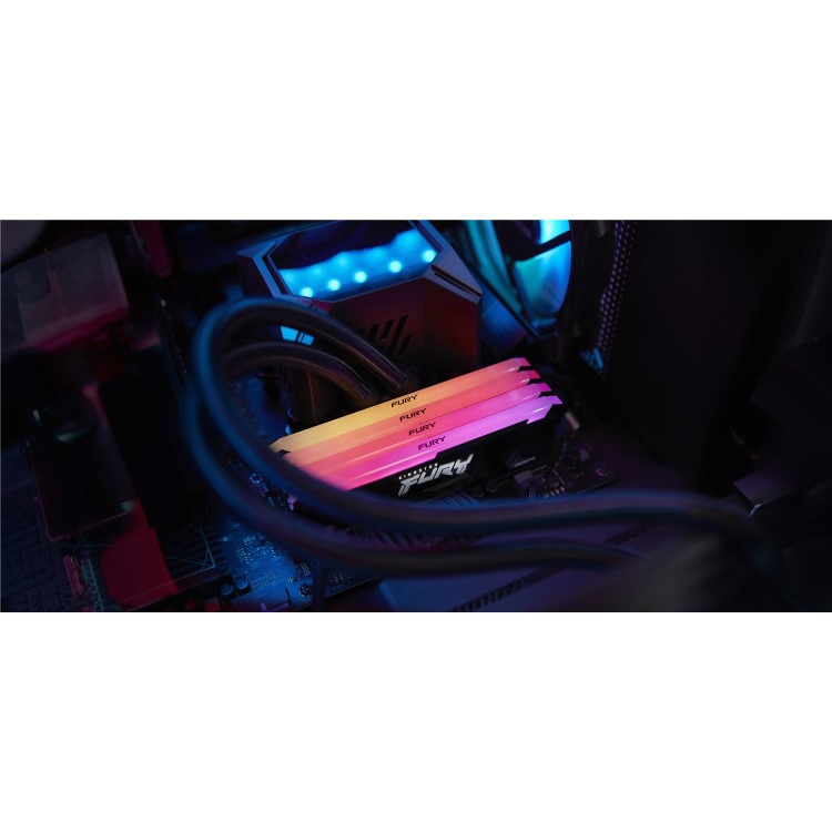 Kingston FURY Beast RGB 16GB (2x8GB) 3200MHz DDR4 Desktop Memory