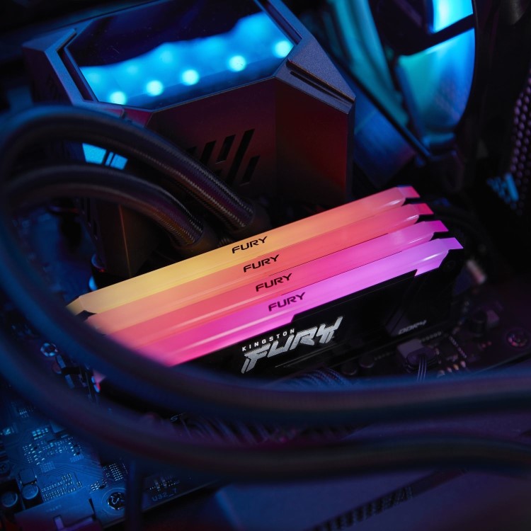 Kingston FURY Beast 128GB (4x32GB) DIMM 3600MT/s DDR4 Desktop Memory