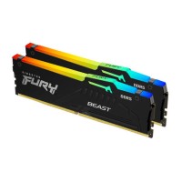 Kingston FURY Beast RGB 32GB (2x16GB) DIMM 5600MT/s DDR5 Desktop Memory Kingston FURY Beast RGB 32GB (2x16GB) DIMM 5600MT/s DDR5 Desktop Memory
