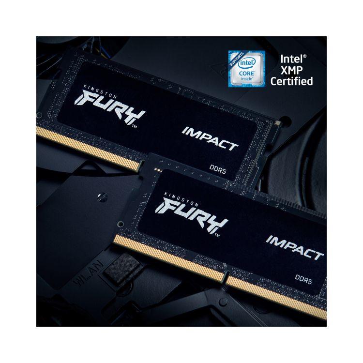 Kingston FURY Impact 32GB (2x16GB) SO-DIMM 5600MHz DDR5 Laptop Memory